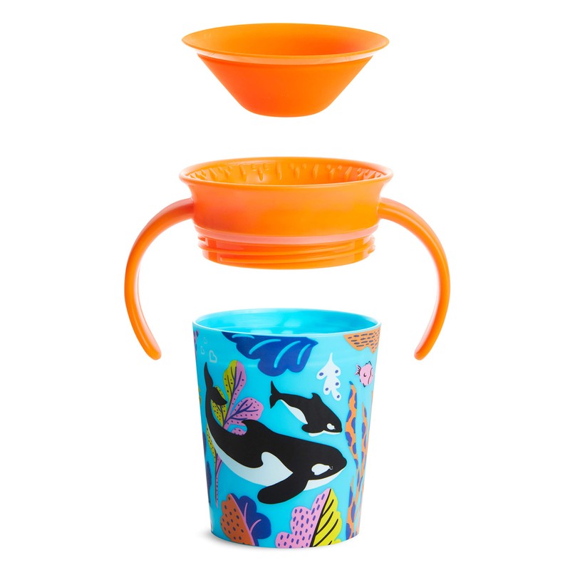 Munchkin Miracle 360 Wildlove Sippy Cup, 6 Oz, 2 Pack,