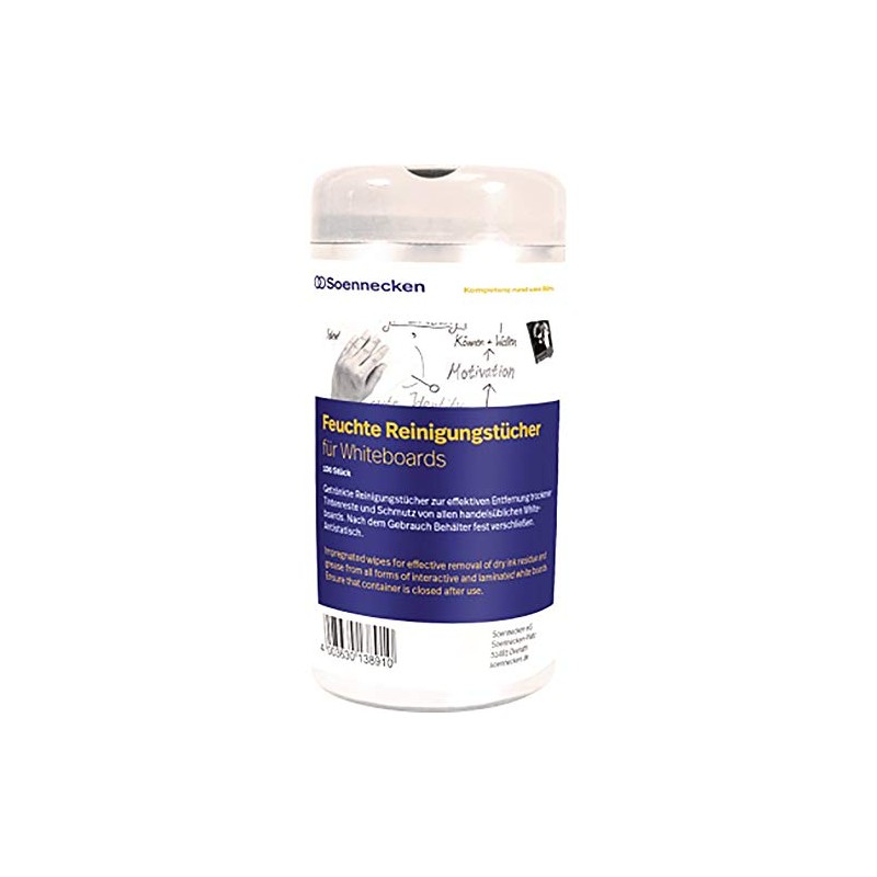 Soe Whiteboard Cleaning Wipes 4829 Do = 100 Pieces