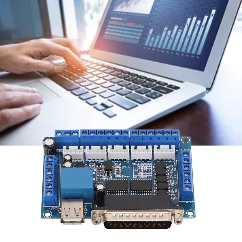 5 Axes Stepper Motor Driver Interface Board with Optocoupler Isolation