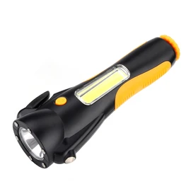 Multifunctional Car Emergency Flashlight for Outdoor Camping Safety Emergency WarningBlack