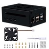 GeeekPi Raspberry Pi 5 Case with Fan, Raspberry Pi 5