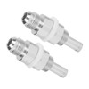 2pcs AN6-5/16 Hose Barb Adapter Aluminum Fuel Pump Tank Fitting