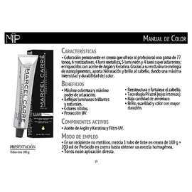 Tinte 100g 1+2 Argan Keratina y Filtro UV (665 ROJO CEREZA)