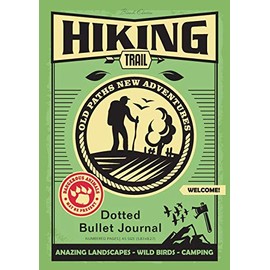 Dotted Bullet Journal: Medium A5 - 5.83X8.27 (Hiking Trail)