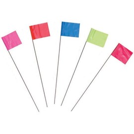 C H HANSON 15068 Marking Flag, 15", Blue, 10 pack