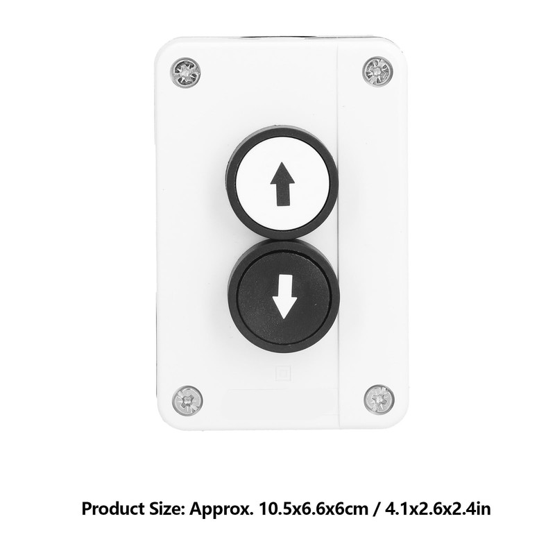 Akozon Box Station Button Switch, SGKJ‑2N Push Button Switch Station