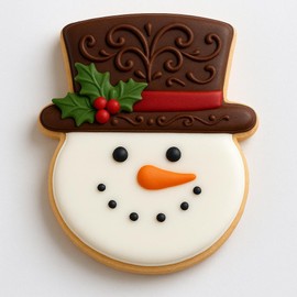 Snowman Face 3.75 Inch Cookie Cutter from The Cookie Cutter Shop – Tin Plated Steel – Made in the USA