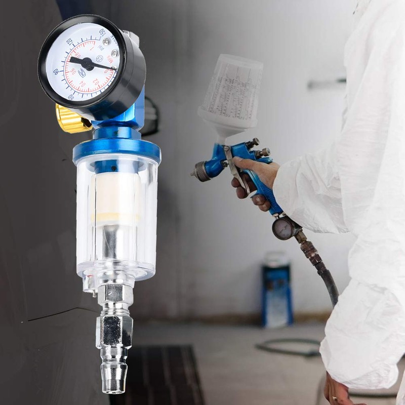 Denash Inline Compact Filter Pneumatic Tool, Solid Contaminant Filter for