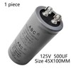 1Piece CD60 Motor Start Capacitor ABC 500MFD 125VAC Capacitor ABC