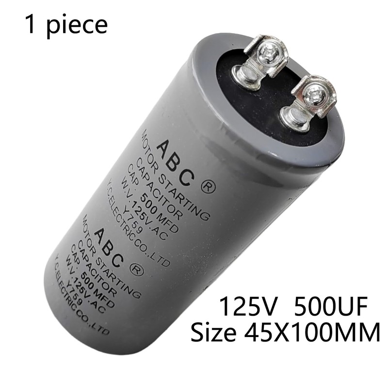1Piece CD60 Motor Start Capacitor ABC 500MFD 125VAC Capacitor ABC