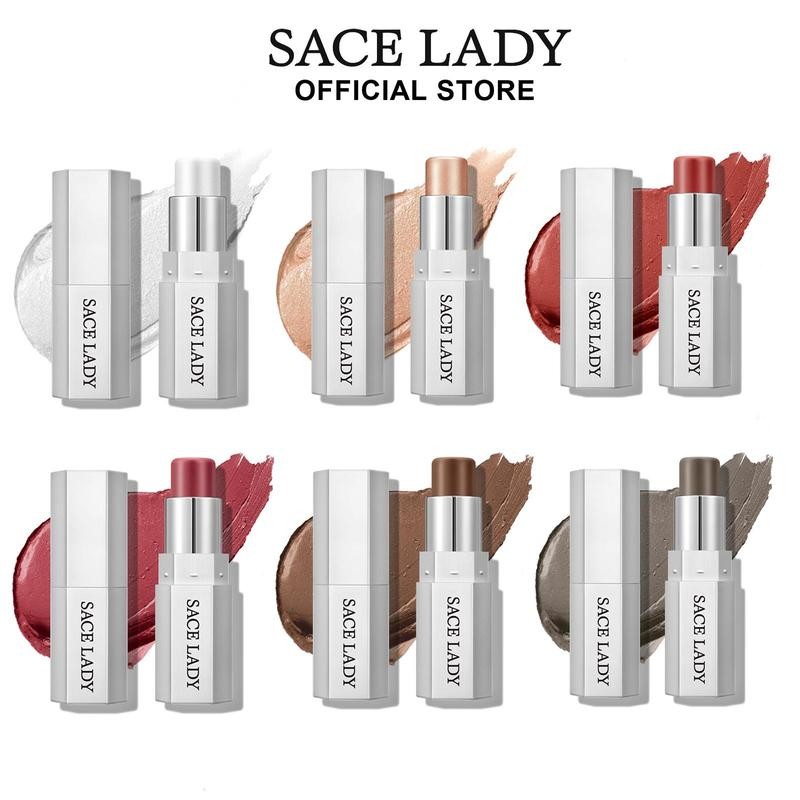 SACE LADY Face Stick, Cool Toned Contour Stick,Highlighter & Blush