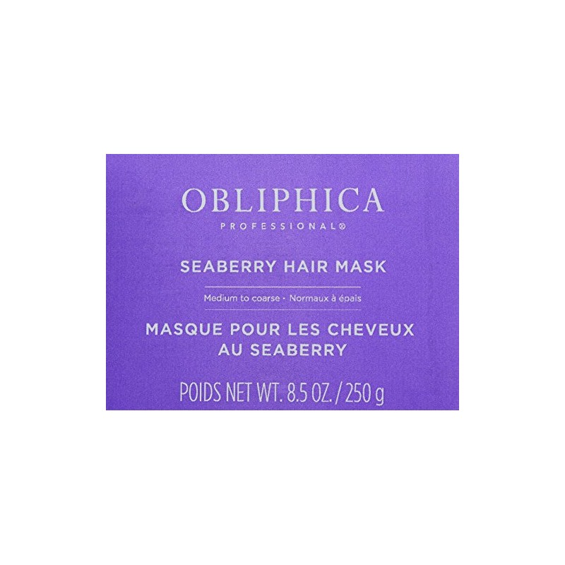 Obliphica Professional Seaberry Medium to Coarse Mask, 8.5 oz.
