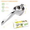 TEZZ Premium Lemon Squeezer, Large Heavy Duty Handhelp Juicer for