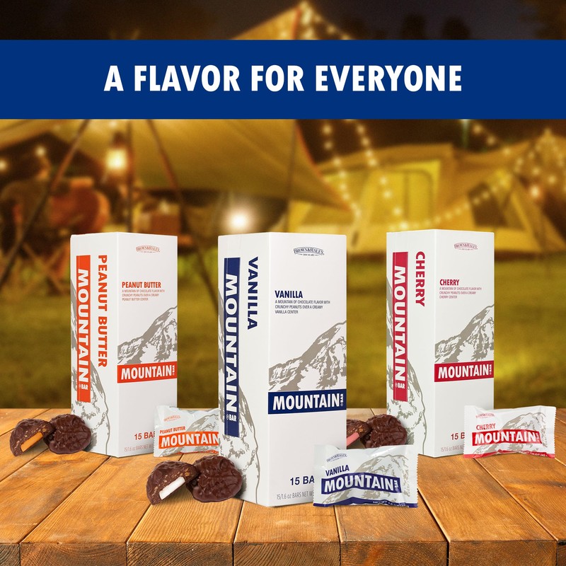 Almond Roca Case of 15 Vanilla Mountain Bars - 1.6oz