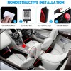 TABEN Car Footwell Atmosphere Light Kit, Music Synchronisation Multicoloured RGB