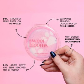 SASSY SCENTS Sweet Blooms - Odour ELIMINATING - Strong Scented Wax Melt - Organic Soy Blend Wax Melts - Luxurious, Long-Lasting Fragrances for Any Living Space - Vegan Friendly- 50g