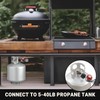 only fire 4Ft 0-30PSI Adjustable Propane Regulator with Tank Gauge