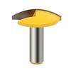 Bowl Router Bit, 1-3/4" Diameter Crown Concave Bowl Molding Round