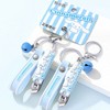 Sanrio Die-Cut Keychain Nail Clipper Nail Clipper - Cinnamoroll 2ea