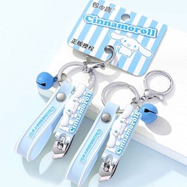 Sanrio Die-Cut Keychain Nail Clipper Nail Clipper - Cinnamoroll 2ea