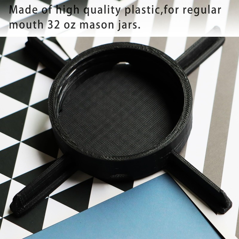 PIAOLGYI Self Watering Adapter for Mason Jars,Accessory Compatible with Self-Watering