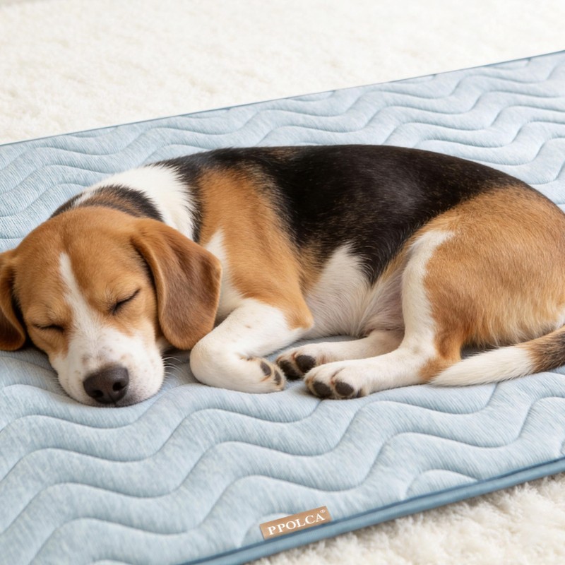 PPOLCA Waterproof Cooling Mat for Large Dogs - Q-MAX>0.5, Thin