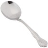 Winco Chantelle 12-Piece Bouillon Spoon Set, 18-8 Stainless Steel