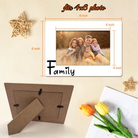 OXEDP Family Picture Frame, Gifts for Family, Family Together Forever Wall Collage Picture Frame, Family Gifts For Christmas, Picture Frame As Gifts For Dad, Mum, Brothers, Sisters-XK46