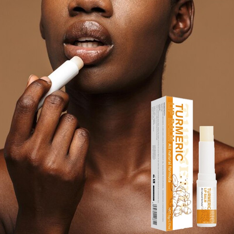 Turmeric Lip Balm for Smokers With Root Oil - Brightening