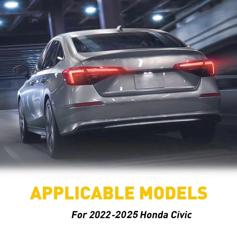 LIANGREN 6pcs Glossy Black PC Window BC Pillar Post Cover