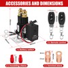 Battery Disconnect Switch 12V Remote Battery Kill Switch Anti-Theft for