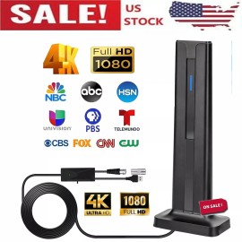 Unbranded 6000 Miles Upgraded TV Antenna Digital HD Antena Indoor HDTV 1080P 4K Long Range