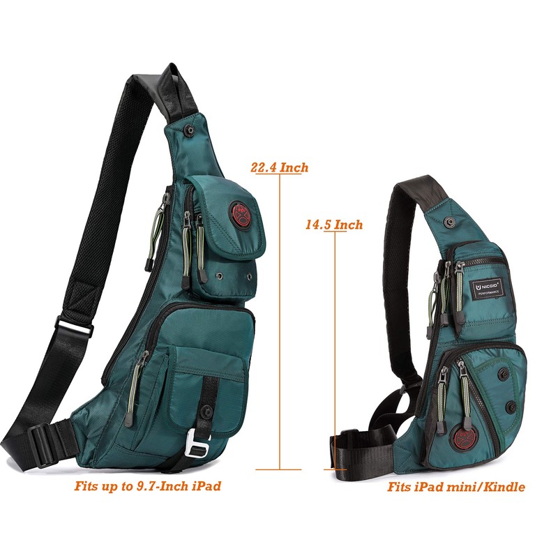 NICGID Sling Bag Chest Shoulder Backpack Crossbody Bags for Men