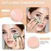 FERYES Large Teardrop Powder Puff for Powder Foundation & Concealer,