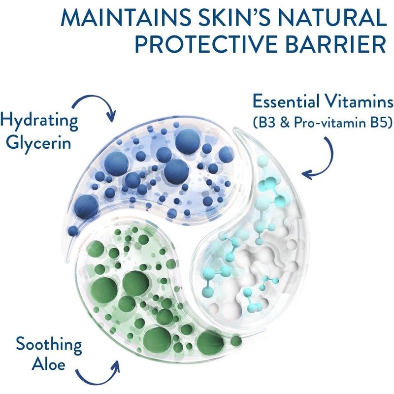 Cetaphil Hydrating Foaming Cream Cleanser, 473ml, Face Wash with Niacinamide
