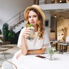 Mint Julep Cups Set of 4 with Straws - Polished
