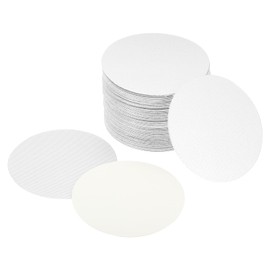 PATIKIL 85mm/3.32" Aluminum Foil Cap Liner, 150Pcs Resistant Tamper Induction Heat Sealer Sealing Liners for Glass Bottle Jar Lid