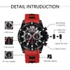 MF MINI FOCUS Men Watch, Chronograph Waterproof Sport Analog Quartz