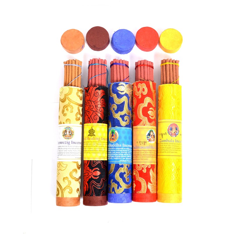 Bermoni Bhutanese Aromatic Incense Tibetan Meditation Joss Incense Sticks- Pack