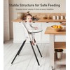 Funny Supply 3-in-1 Foldable High Chair, Portable & Convertible Baby