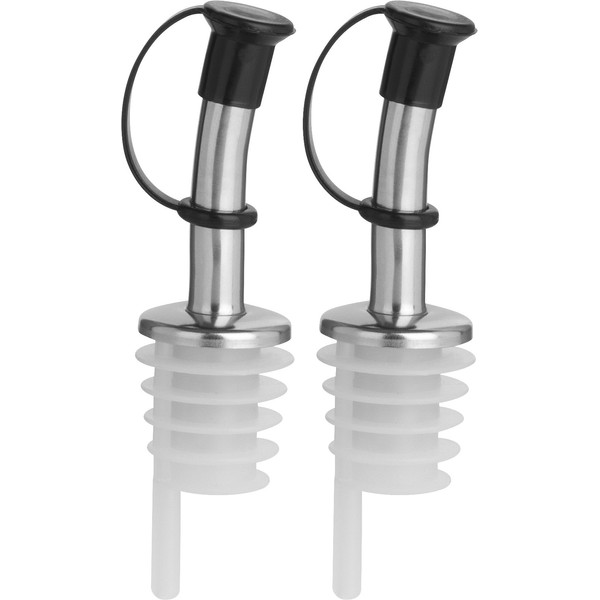Trudeau Maison Bottle Pourers (Set of 2), Silver