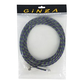 Ginza Airbrush Brand 10 Feet Long Braided Airbrush Hose 1/8"-1/4" for Iwata Air Brush