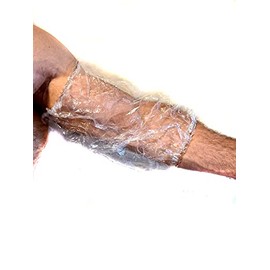 PICC Line Shower Cover Sleeve Protector - 7 pack - Large - upper Arm or knee Waterproof IV Broken Wound bandage shield Elbow showering surgery - Fits circumference of 17 to 25 inches