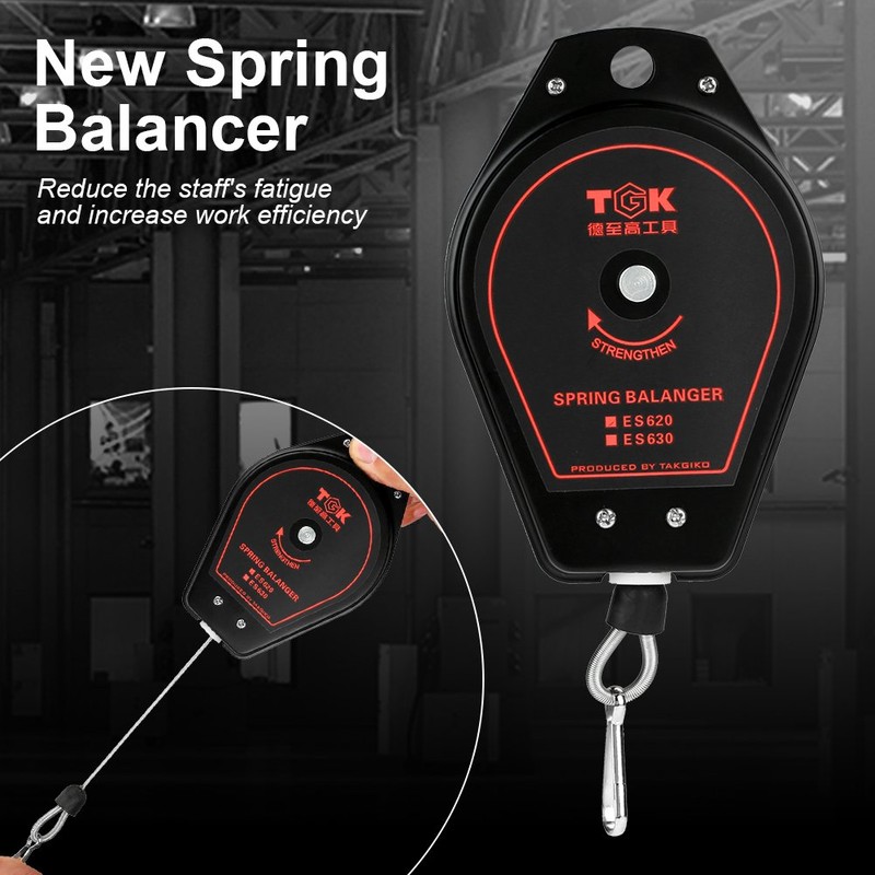 Hilitand 0.6kg-2kg ES620 Spring Balancer Retractable Tool Holder Hanging Retractable