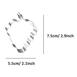 ZDYWY Grape Shaped Cookie Cutters