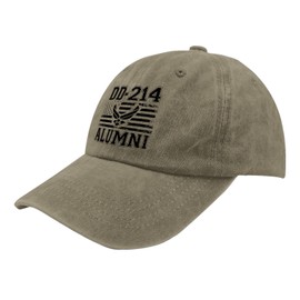 Paunook DD-214 Alumni Hats Trucker Hat Women Pigment Khaki Womens Trucker Hat Gifts for Girlfriends Sun Caps