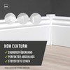 KGM Skirting Board Connectors – White Varnished Surface – For