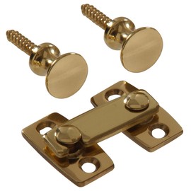 Hillman 852973 Solid Brass Shutter Bar Kit- Bright Brass Finish 1-Pack