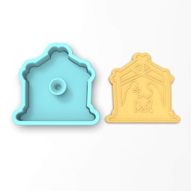 Christmas Nativity Cookie Cutter & Stamp
