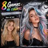 Cera Para Pintar Cabello, Tinte Temporal Para Cabello (Gris)